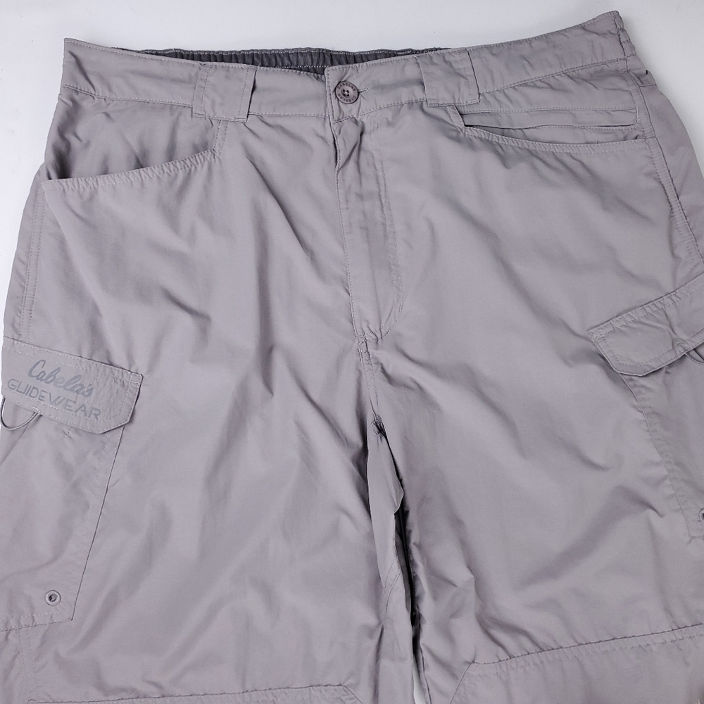 🔴 New Cabela's Guide Wear Grey Cargo Pants XL W38 - Picture 10 of 11